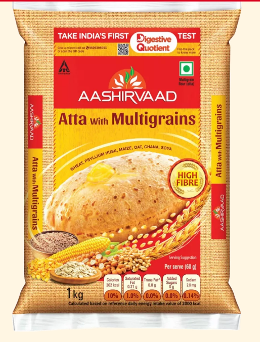 AASHIRVAAD Whole Wheat Multigrains Flour