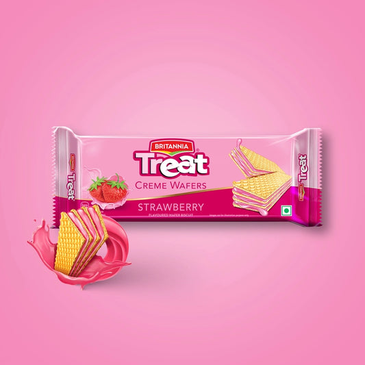 Britannia Treat Strawberry Creme Wafers